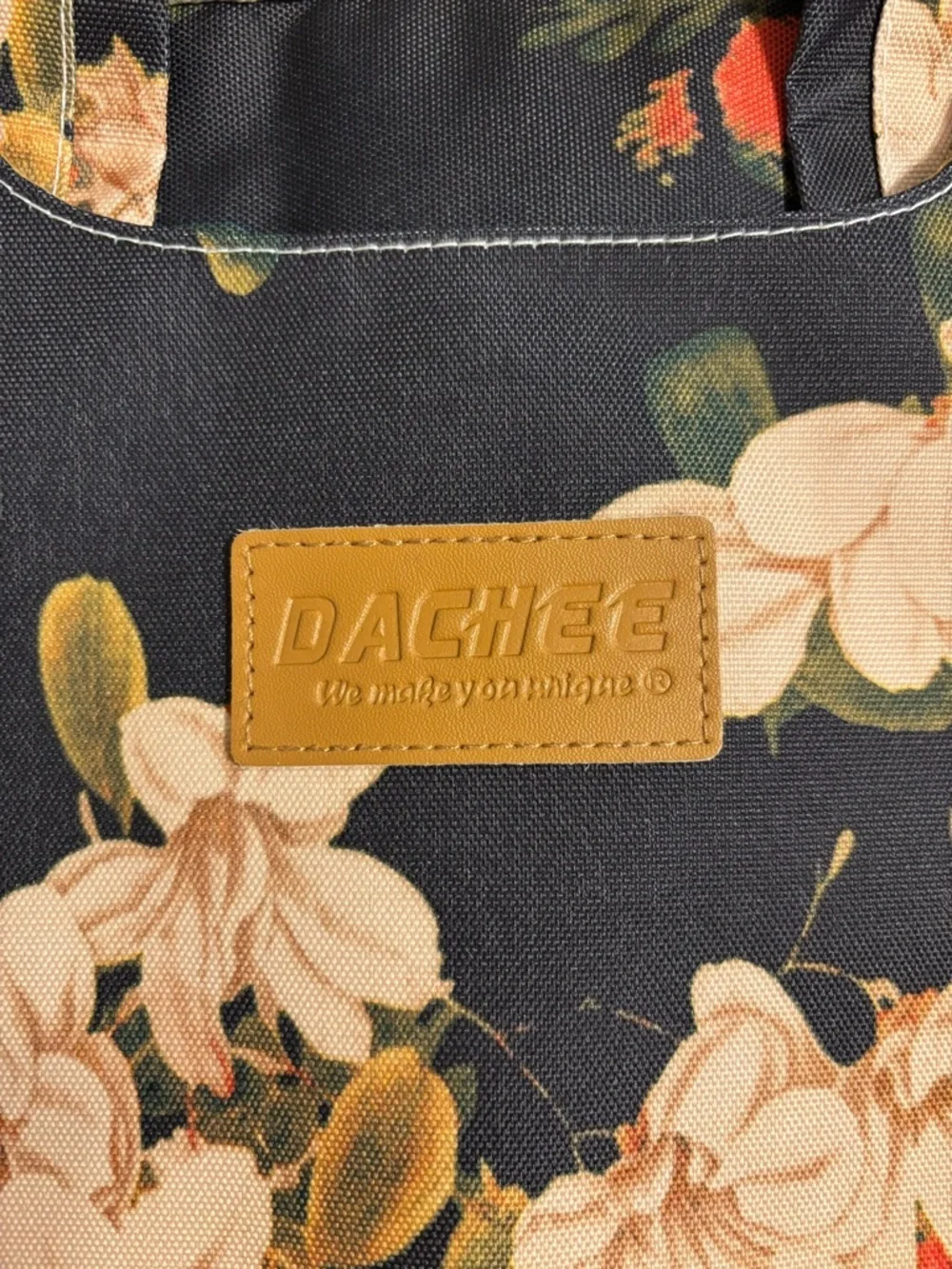 DACHEE Floral Laptop Bag 15.6” Briefcase Messenger Shoulder Bag Padded